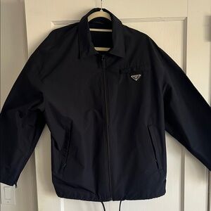 Prada Men's Black Windbreaker Jacket